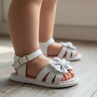 Sandália Infantil Menina Bebê feminina Laço Perola Delicada Estilosa em Oferta na Shopee