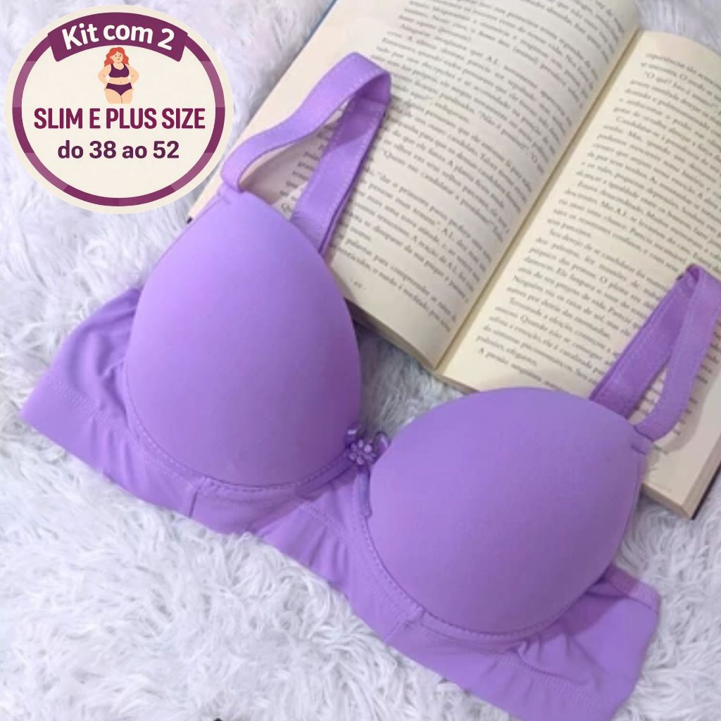 Kit Sutiã de Bojo Com Aro Poliamida Premium Alça Reforçada C/ Elástico em Oferta na Shopee