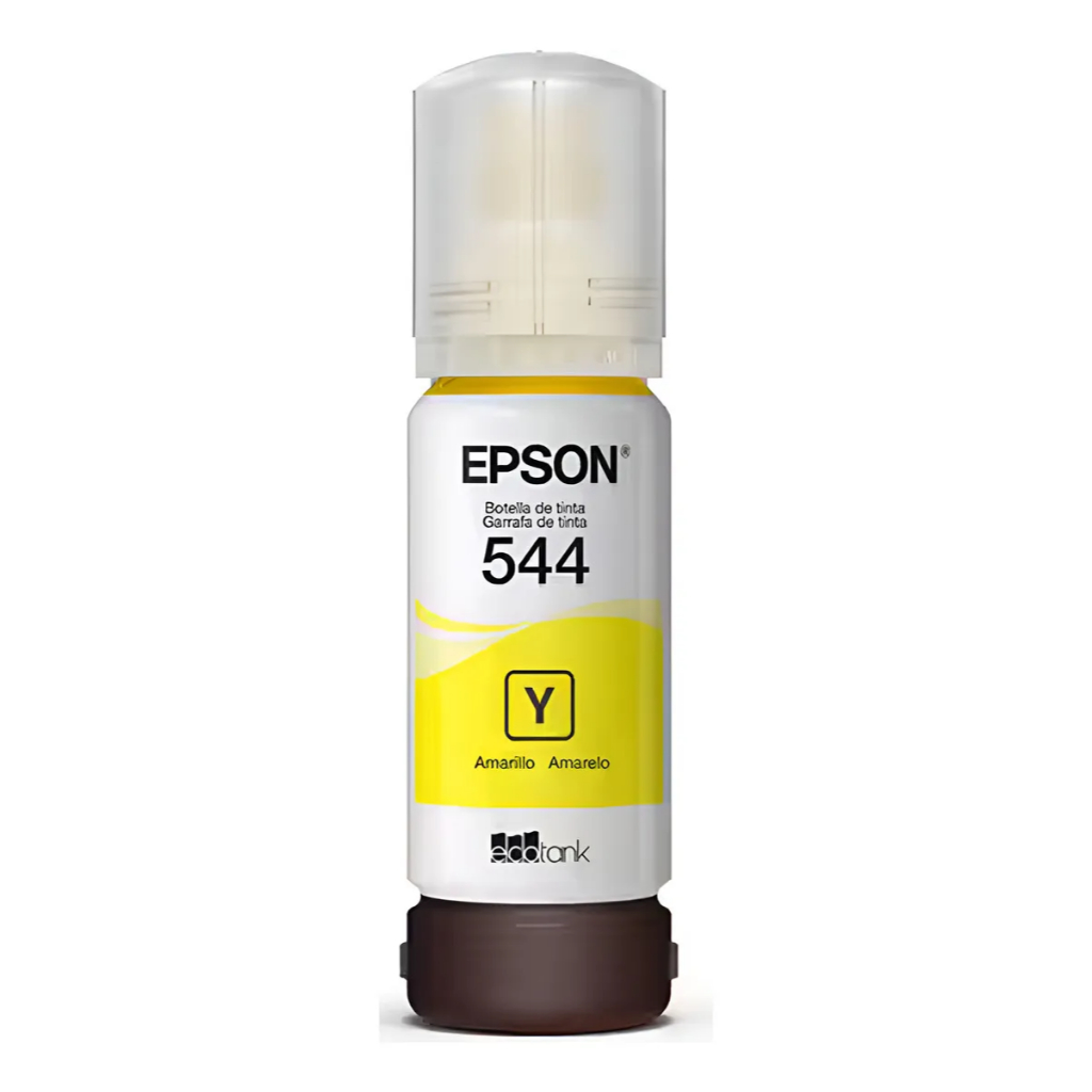 Tinta De Impresora Epson T544 Cor Amarelo 65ml L1110/L3110/L3150/L3160/L5190/L3250