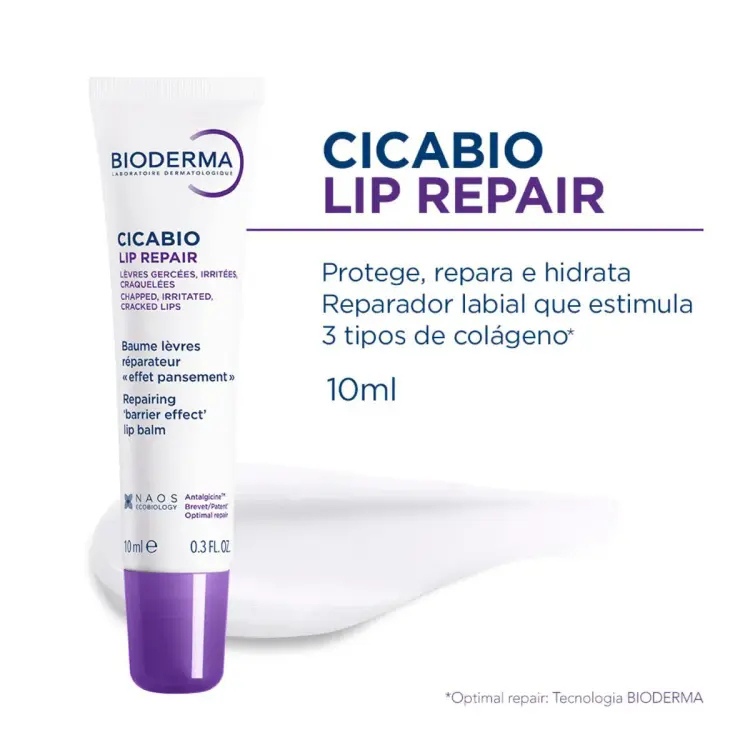 Reparador Labial Bioderma Cicabio Lip Repair 10ml.--promoção