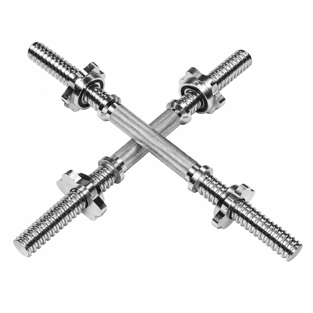 Par Barra Halter 40cm Maciça Cromada Rosca One Life Sports® | Musculação em Oferta na Shopee