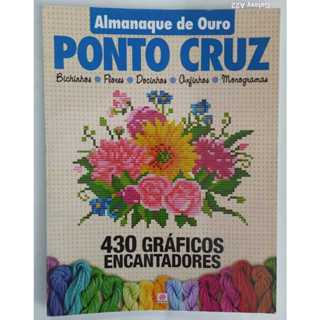 Ponto Cruz - Almanaque De Ouro 430 Gráficos - Monogramas em Oferta na Shopee