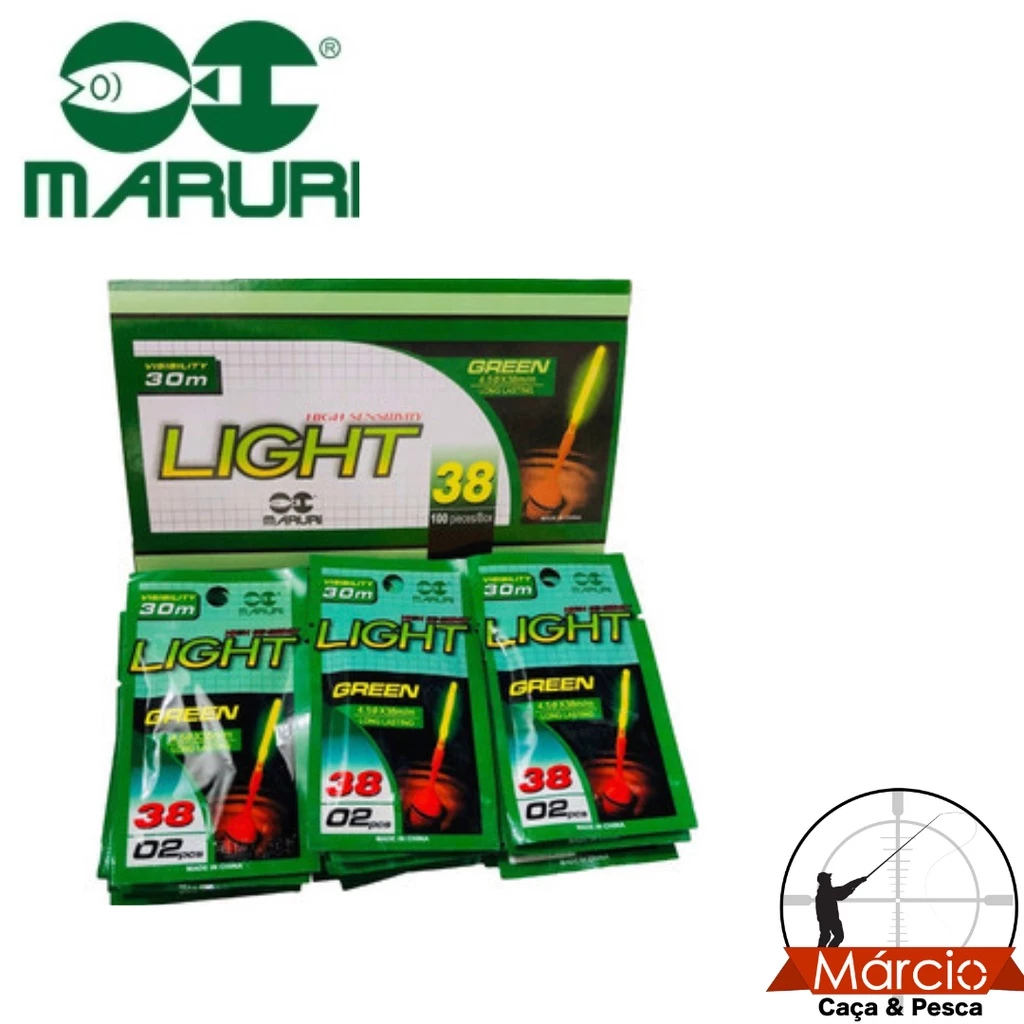 Iluminador para Pesca, Star Light, Luz Química Kit c 5 peças Maruri