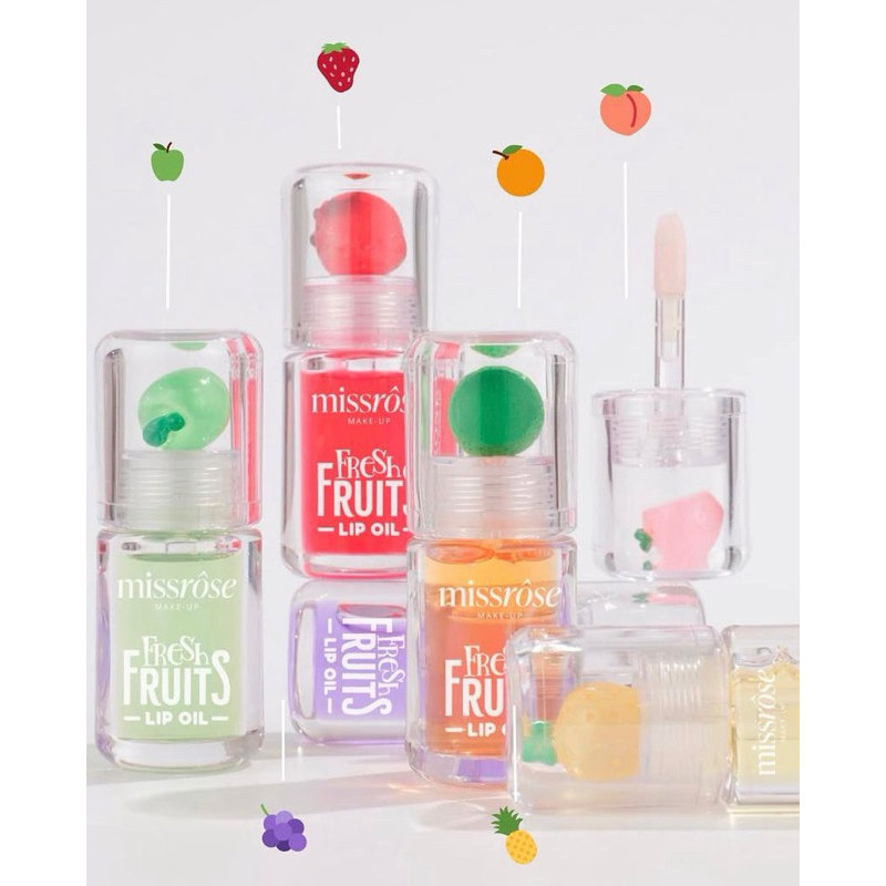 lip gloss fruit miss rose
