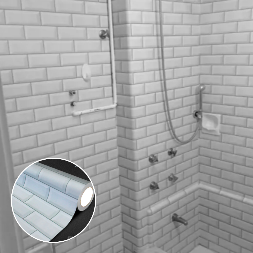 Vinil Adesivo Branco Fosco GROSSO (1,22x5,00m) Revestimento Geladeira Móvel Lavável Decor Quarto