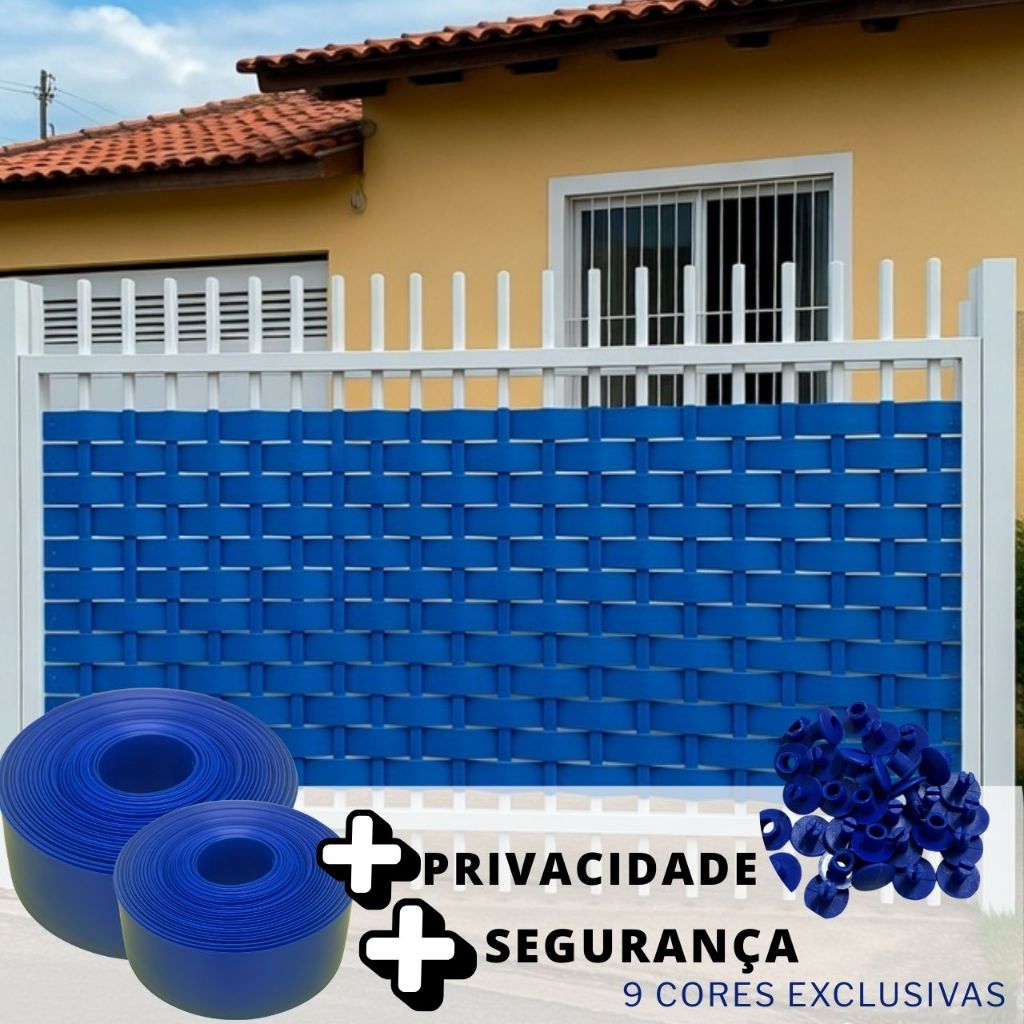 Protetor de Portão 50, 25 ou 10 METROS COM (10 cm de altura) Varias Cores em Oferta na Shopee