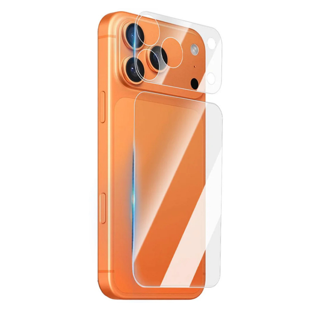 Película Premium 9D Cerâmica Traseira + Película De Câmera P/ iPhone 17, 17 Air, 17 Pro, 17 Pro Max em Oferta na Shopee