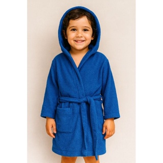 Roupão Infantil menino menina atoalhado felpudo pós banho ou piscina em Oferta na Shopee