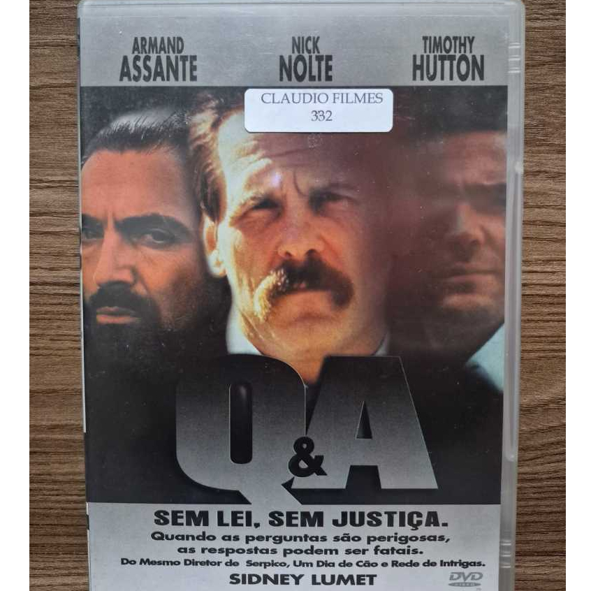 DVD - Q & A Sem Lei, Sem Justiça - Nick Nolte - Timothy Hutton