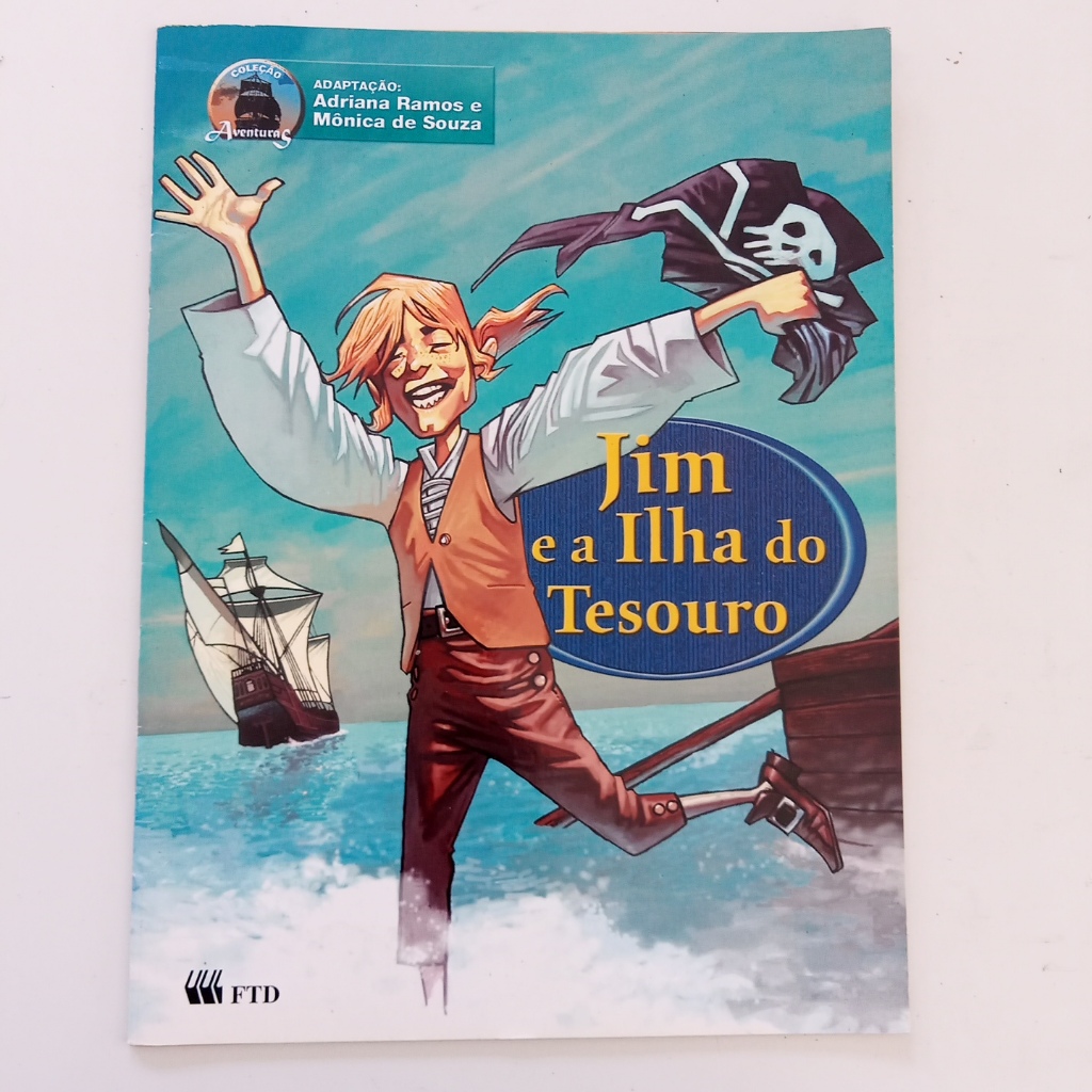 Livro Jim E A Ilha Do Tesouro De Joana Mantovani Garbelotto Pela FTD