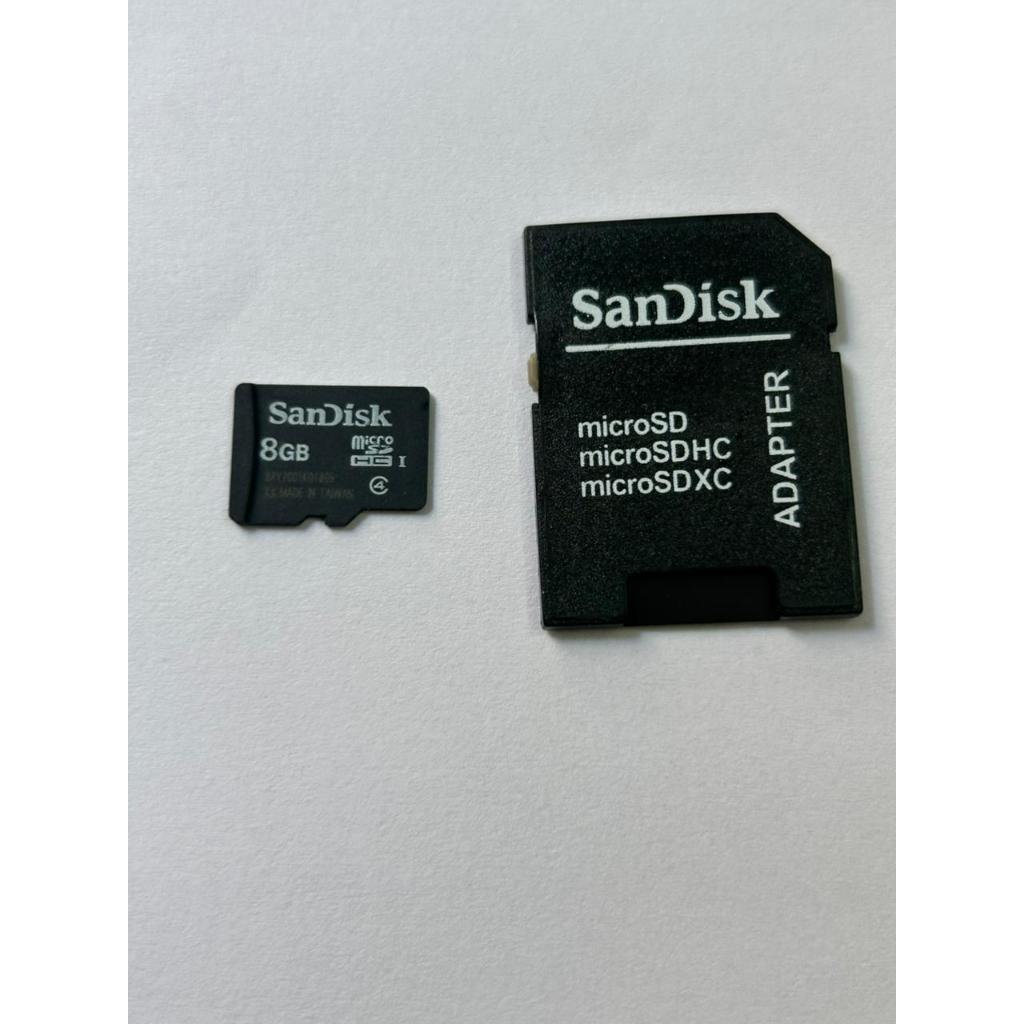Cartão de memória 8GB + adaptador