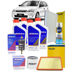 Kit Revisão ACDelco 5w30 100% Sintético Chevrolet Corsa 1.4