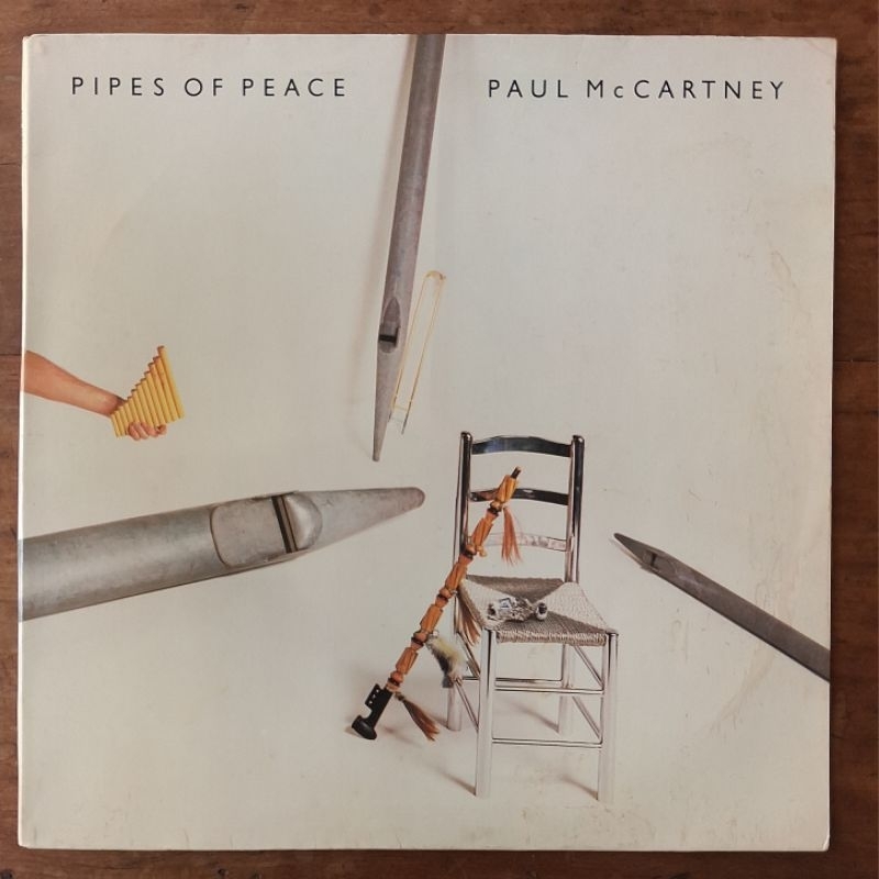 Paul McCartney-Pipes Of Peace-lp primeira prensagem capa dupla c/encarte-vinil-Beatles