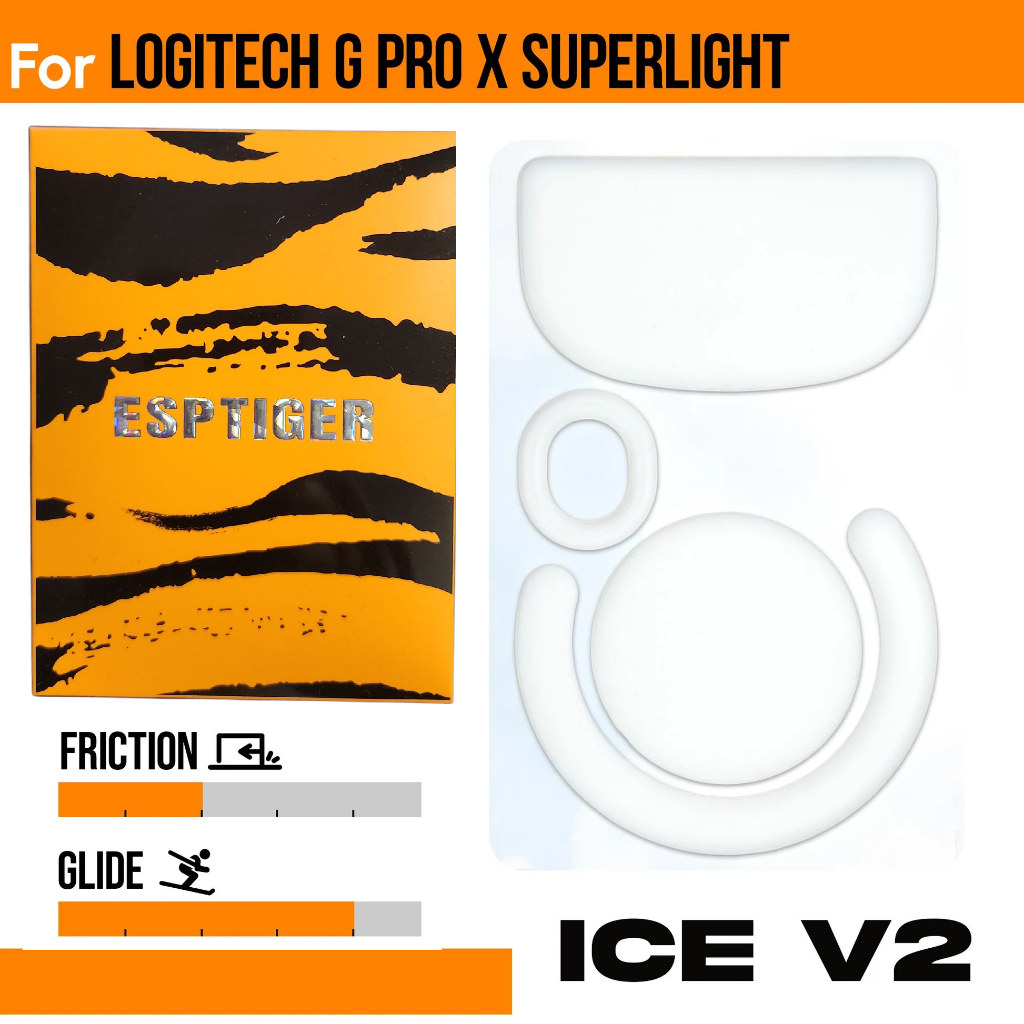 Mouse Feet Esp Tiger ICE V2 * Logitech G Pro X Superlight
