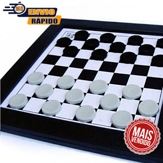 Jogo Dama + Trilha 2 em 1 - 23,5cm X 23,5cm plástico brinquedo infantil em Oferta na Shopee