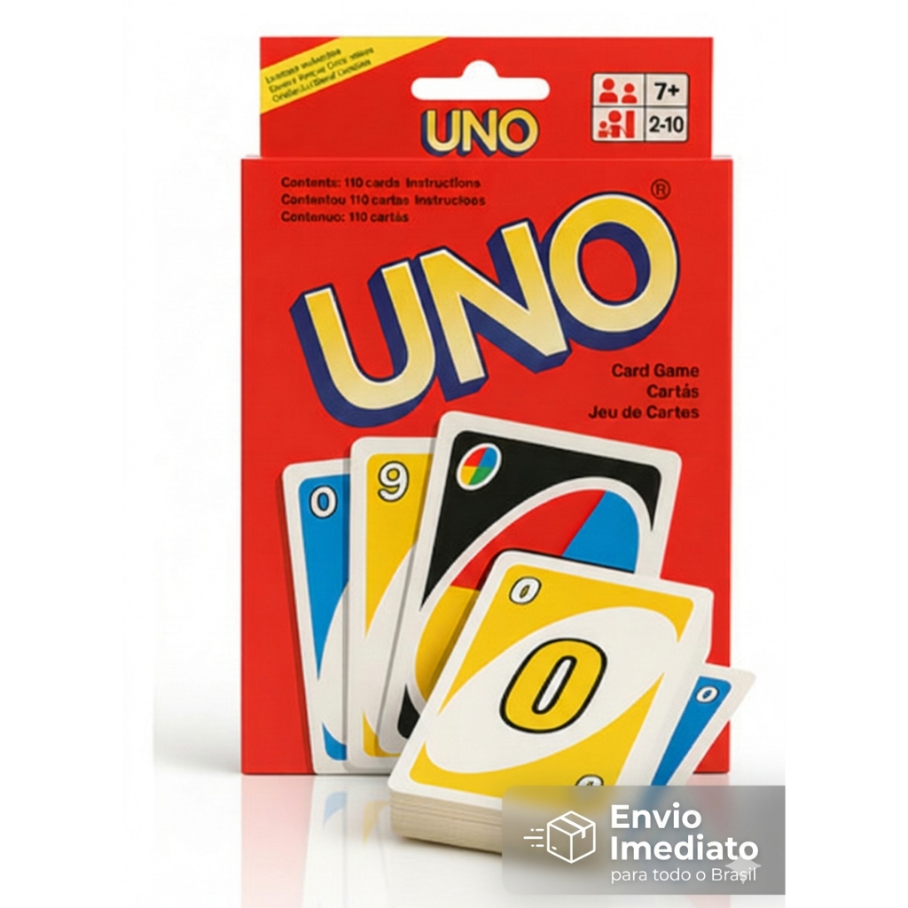 Kit 2 Jogo UNO Cartas Baralho Estilo Uno 108 Cartas Barato Diversão Atacado Brinde Festa
