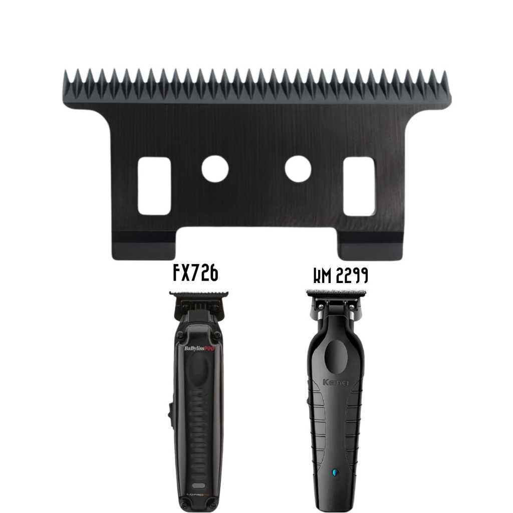 Lâmina Cerâmica Kemei 2299 Babyliss Snap FX Skeleton, Lo-ProFX (FX726), Boost+ (FX787BP/G)