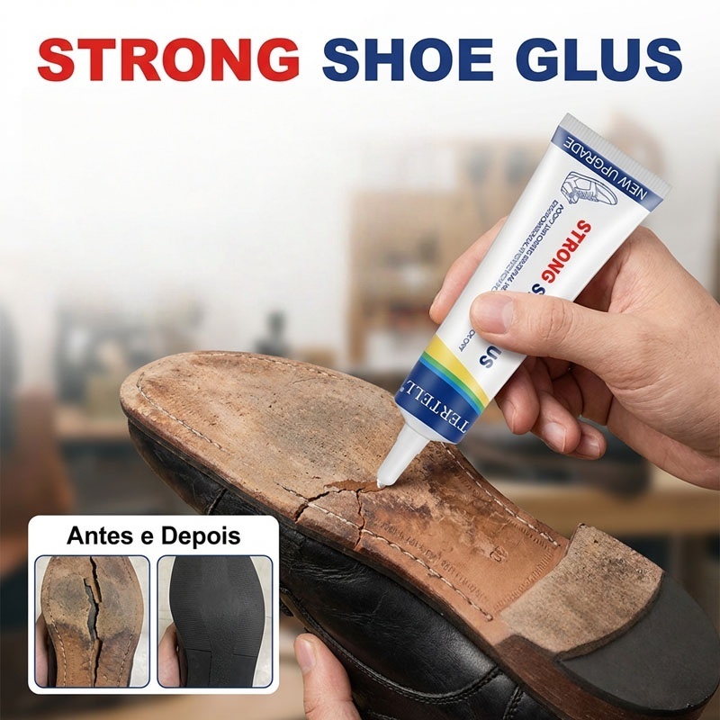 Cola Sapatos Durável Resistente Desgaste Impermeável Calçados Esportivos 60ml