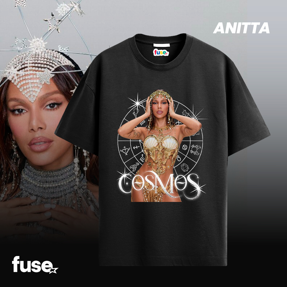 Camiseta Estampada Anitta - Funk Generation | Ensaios da Anitta - Cosmos