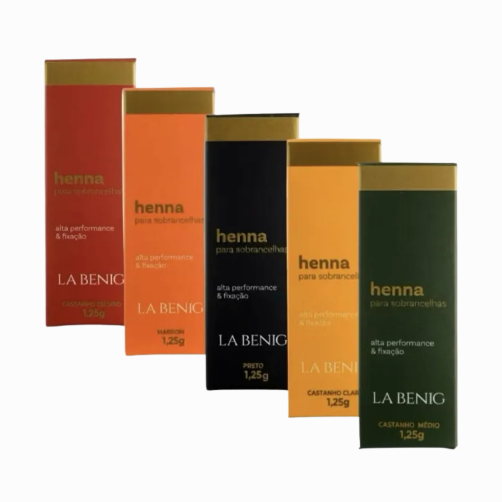 Kit Henna La Benig 1,25 g em Oferta na Shopee