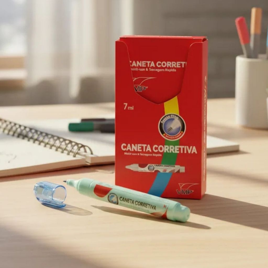 1 ou 3 Caneta Corretiva Corretivos Caneta Branquinho Corretivo Secagem Rápida Ponta Fina Escritorio em Oferta na Shopee