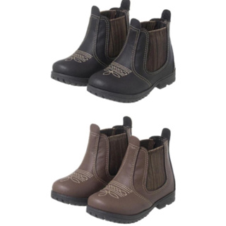 Bota Jeca Infantil Country Roça Rodeio Marrom Preta Jequinha em Oferta na Shopee