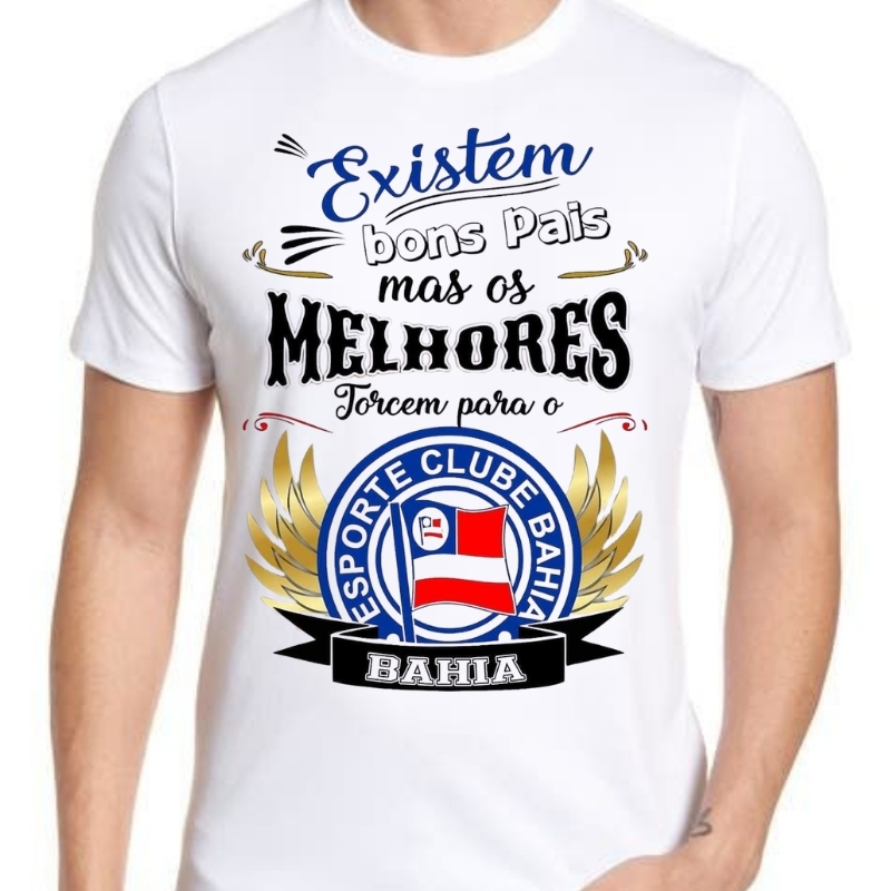 Camiseta T shirt Pai Bahiano - Camisa Do Bahia Masculina