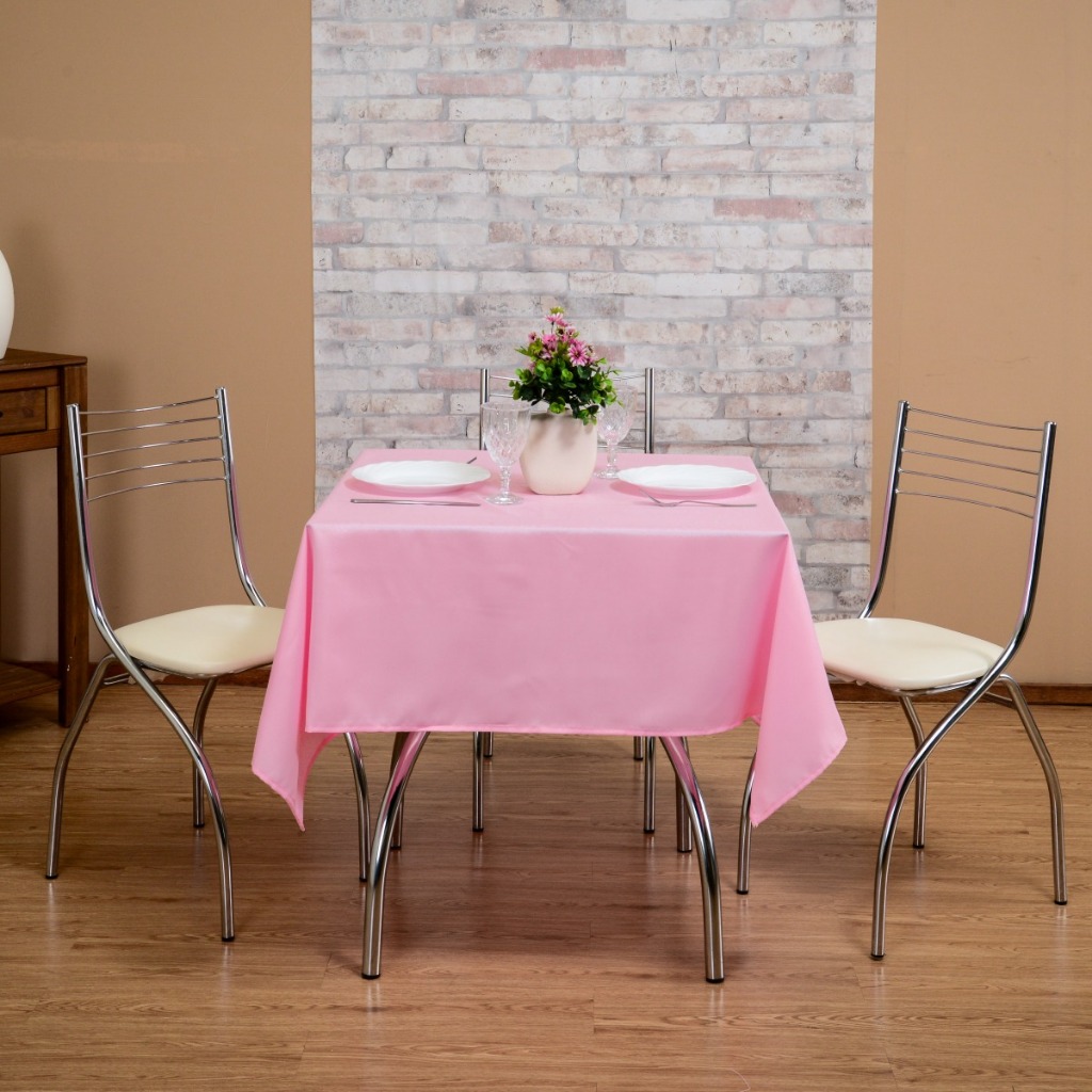 Kit 10 Toalhas Mesa Quadrada 1,50x1,50 Para Festa Buffet Hotel Restaurante Bainha em Oferta na Shopee