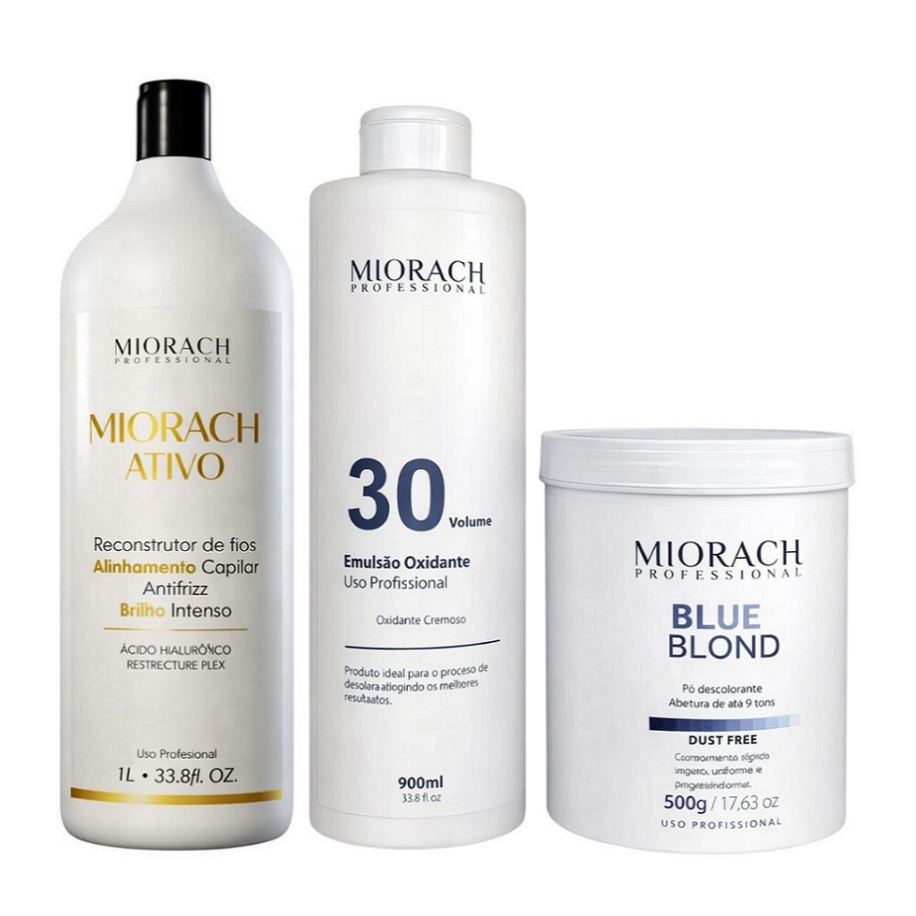 Miorach Selagem 1l + Kit Descolorante Blue Blond 3x1