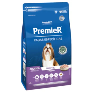 Ração PremieR Pet Cães Adultos Raças Específicas Shih Tzu Frango 1kg