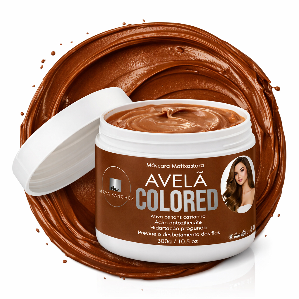 Máscara Tonalizante Avelã Acobreado - S/ Amônia - Resultado 100% Natural em Oferta na Shopee