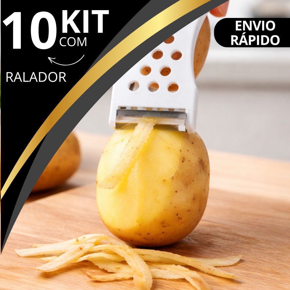 Ralador e descascador de legumes 5 em 1 em Oferta na Shopee