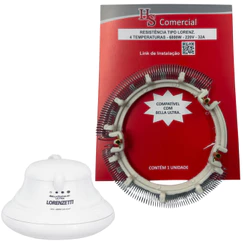 Resistência Chuveiro Lorenzetti Bella Ducha e Bella Ducha Ultra 6800W 220V 4T