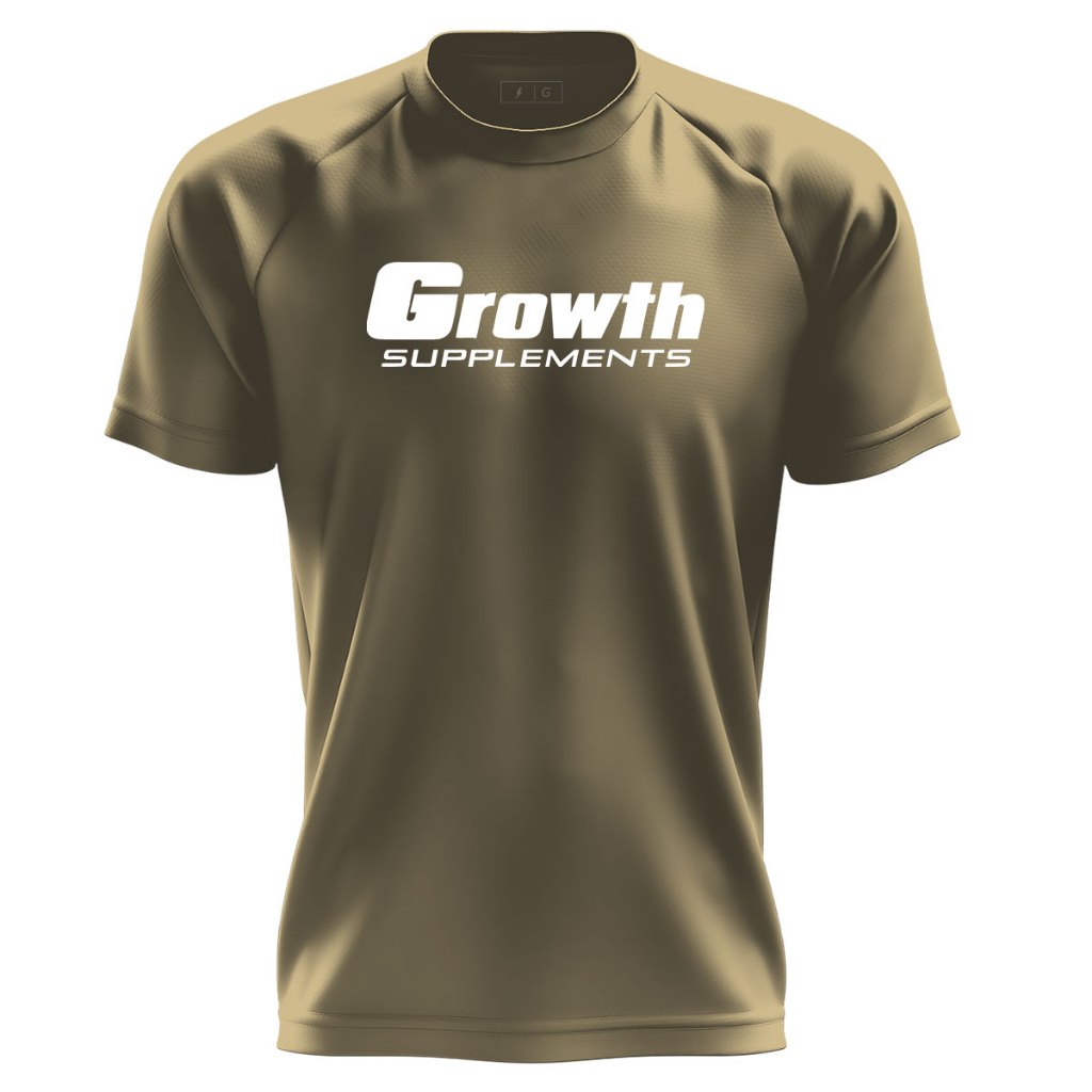 Camiseta Dry Fit Masculina Growth Supplments Treino Academia Fitness Corrida