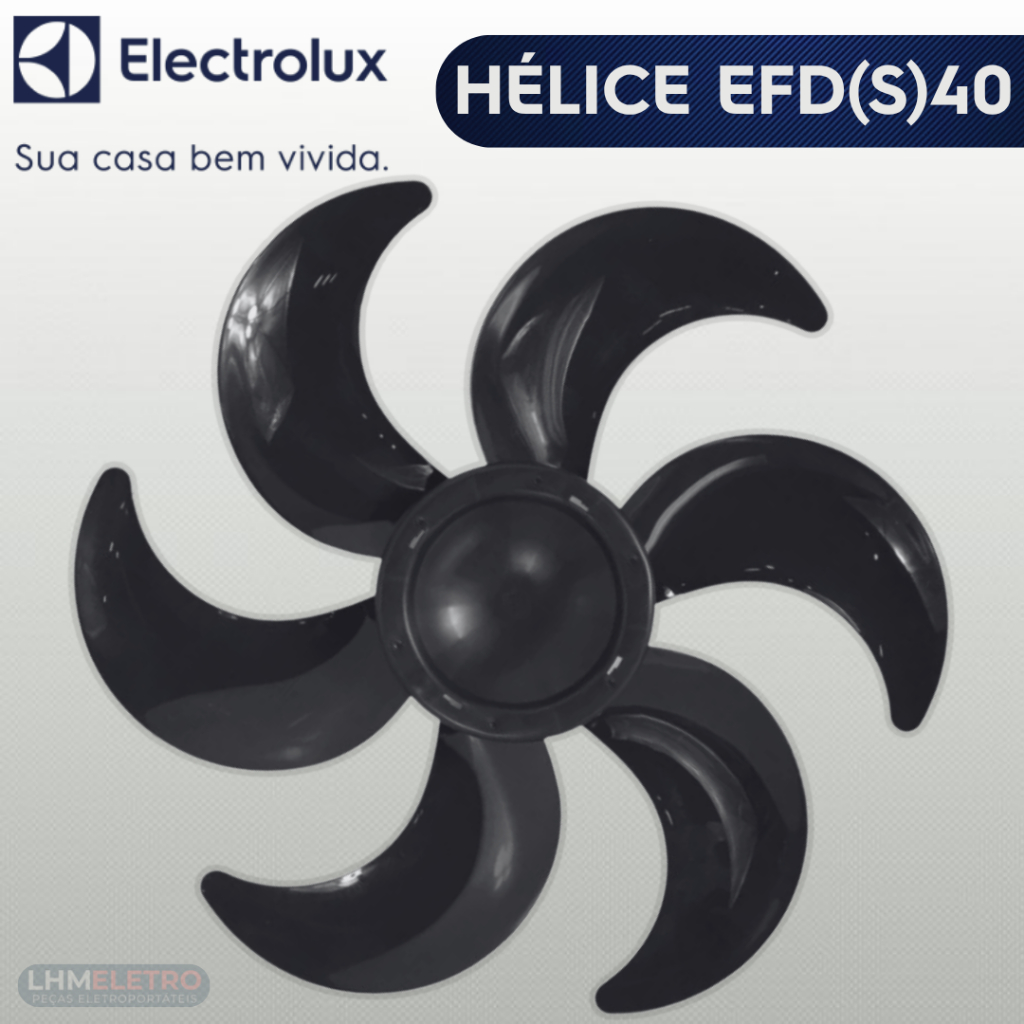 Hélice Ventilador Electrolux EFD40 EFS40 Original A25828801