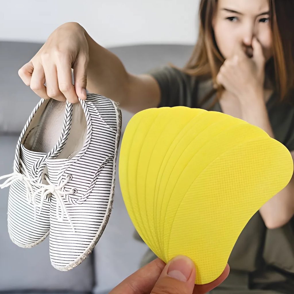 Achadinho: Solução para Chulé! 10 Adesivos Tira Mau Cheiro de Calçados - Envio Rápido