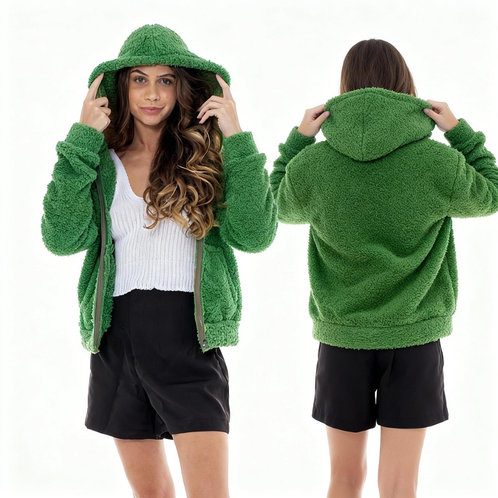 HBD O7# Blusa de Frio Capuz Com zíper HBD-BLU-007 em Oferta na Shopee