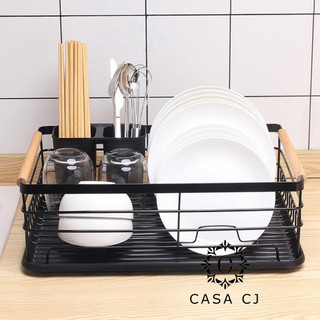 Escorredor de Louça de Pia Aço Inox - Modelo Minimal Luxe com Bandeja de Escoamento Removível