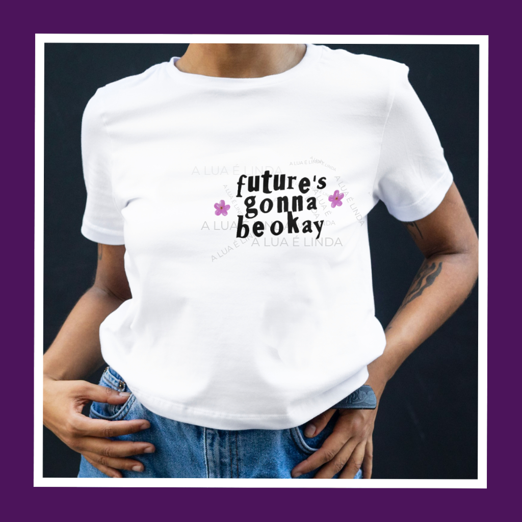 Camiseta AGUSTD 💜 | Future’s Gonna Be Okay | Camisa Army Kpop | Merch BTS | Camisa Estilo Coreano | Kpop