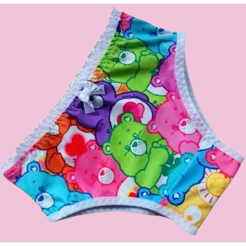 Kit 5 Calcinhas Infantis Meninas Tecido Macio Confortável com forro 100% algodão Sortidas