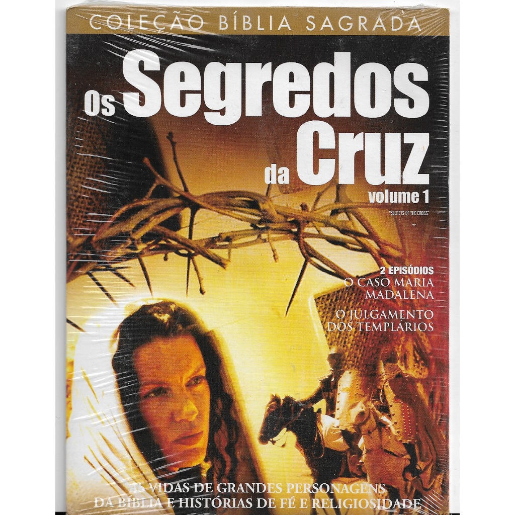 DVD Documentário | Os Segredos Da Cruz Vol 1e 2 | Religioso Bíblico | Original Lacrado