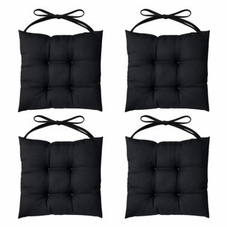 Kit 4 Almofada 40x40cm Assento para Cadeira banco chão Futon Oxford premium liso