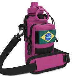 Garrafa modus 1l Esportiva De Aço Inoxidável Com Isolamento A Vácuo Com Corda e Bolsa