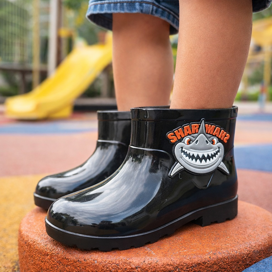 Sapatos Galocha Infantil Menino Premium Super Leve e Anti-Derrapante Diversos Personagens