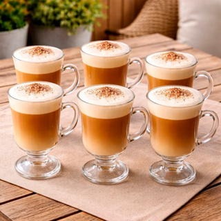 Jogo Xícara Caneca Cappuccino Nespresso Doce Gusto Irish Coffee 120ml em Oferta na Shopee