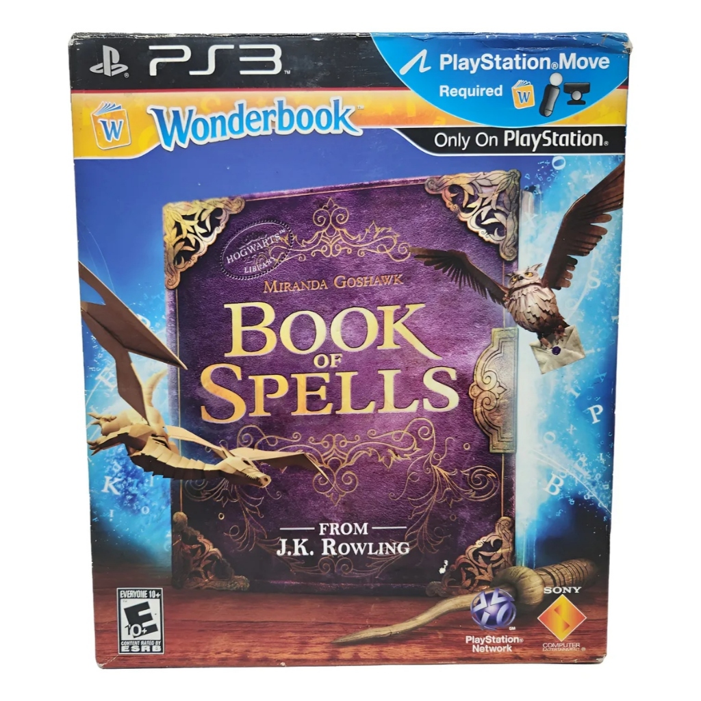 Jogo Ps3 Wonderbook Book Of Spells Para Move Original