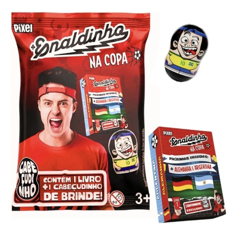 Cabeçudinho na Copa / 01 envelope lacrado e sortido