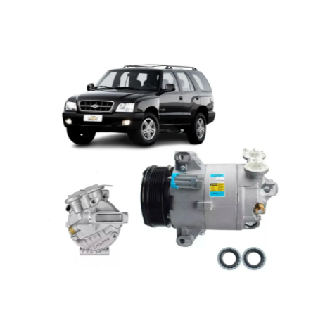 Compressor Ar Condicionado 6pk 12v Gm Blazer S10 1996 Em Diante Original Delphi - CS20020