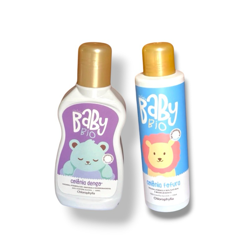 Colônias Chlorophylla Baby Bio combo c/2 colônias dengo e fofura 120ml