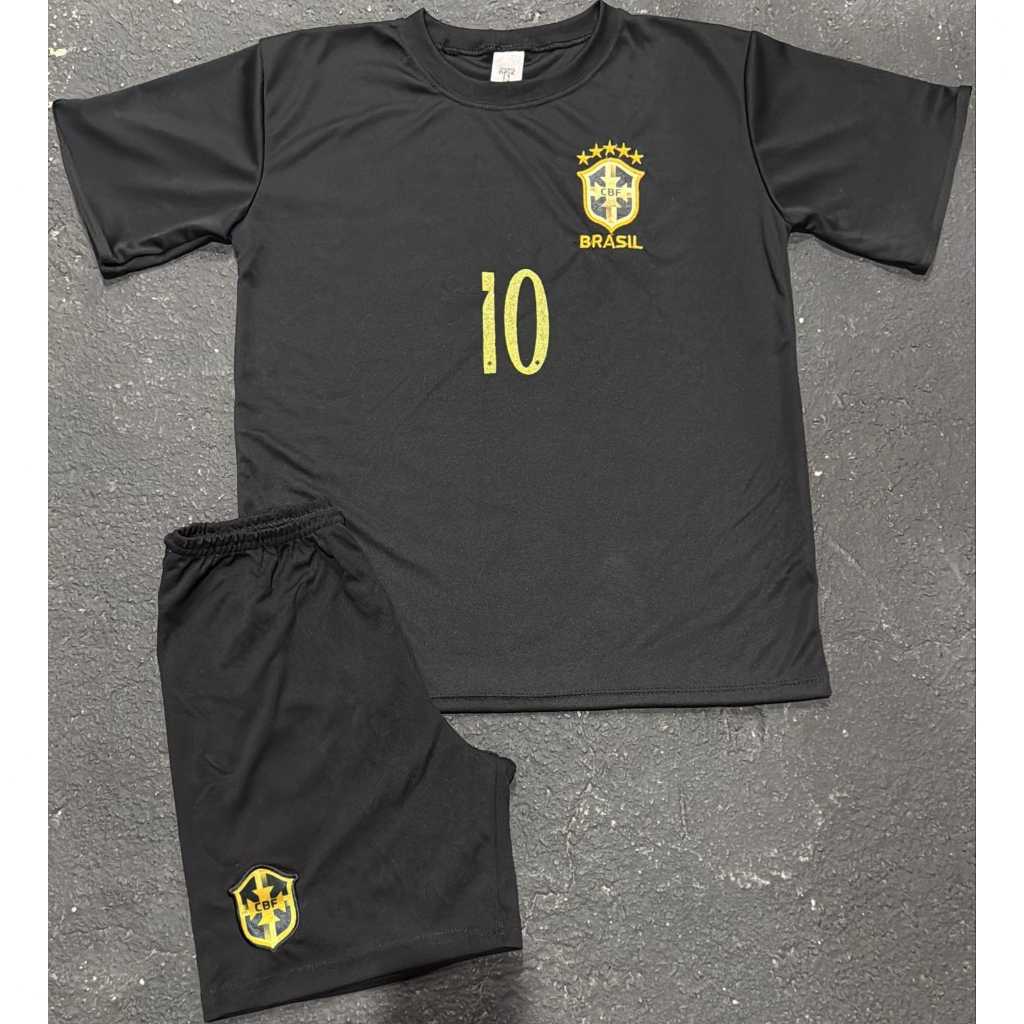 Conjunto Infantil Seleção Brasileira ALL BLACK